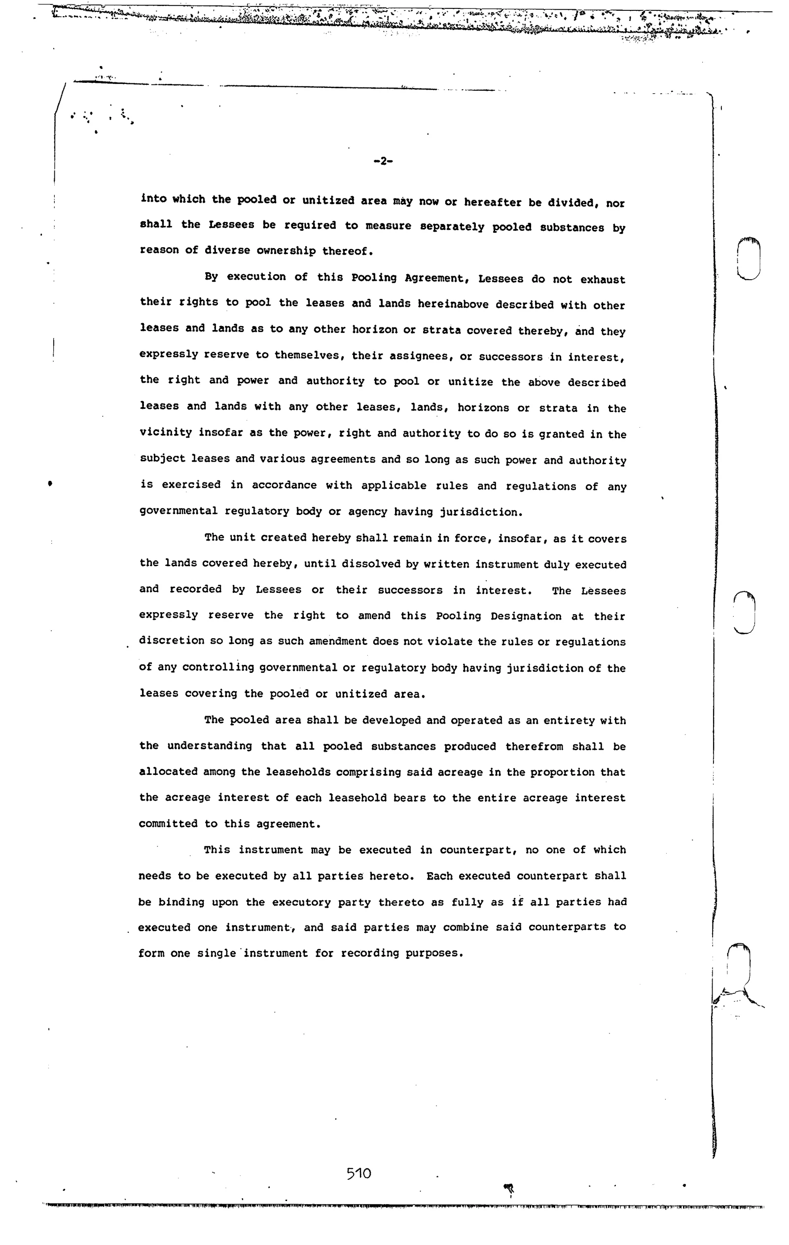 Mcr Oil Corp Texas - Recorded Poolng Designatn (Vol. 570, Page 509)